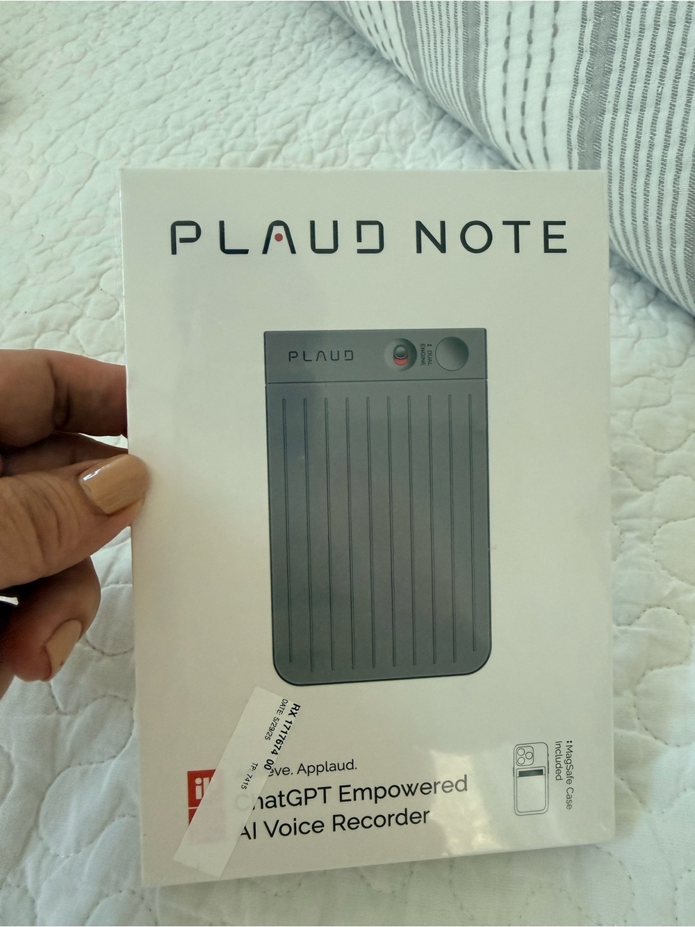 Note AI Voice Recorder — Gray